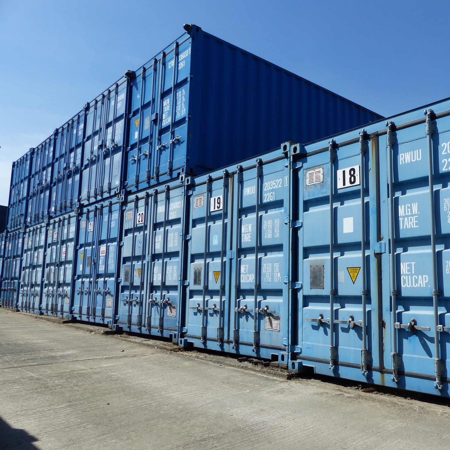 Morris self storage containers