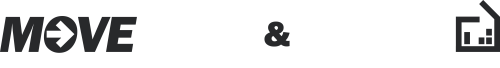 Move Pack and Store Logo black and white